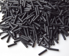 Стеклярус Тохо 9 мм 0049F черный матовый