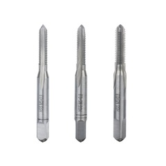 Метчик М 5,0х0,8 (Комплект 3шт) DIN352 HSS-G 6h 50мм a=4,9 Terrax by Ruko 230050TX