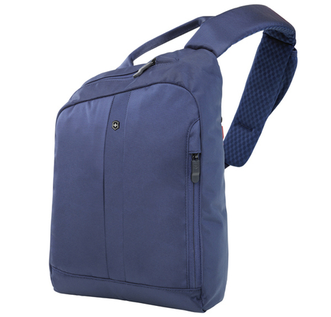 Рюкзак Victorinox Gear Sling с защитой w/RFID, с одним плечевым ремнём, синий, 24x10x34 см, 8 л
