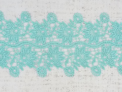 Кружево плетеное, ш. 13,5 см.
