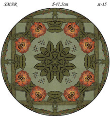 Эскиз для росписи, Круг диаметр-47,5см, SMAR-st-15