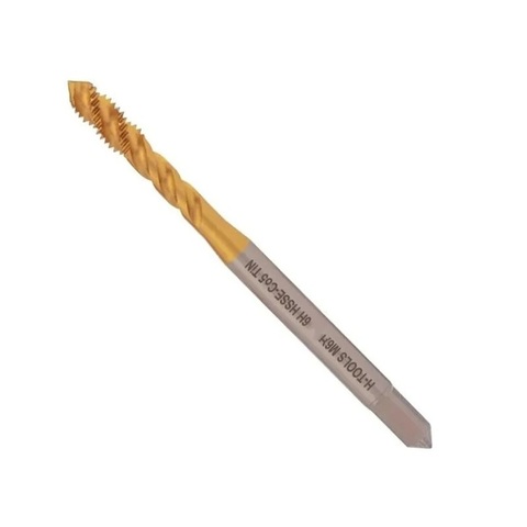 Метчик М 3,0х0,5 (Машинный, винт.) HSSE-TiN 6h C/2-3P R45 100мм a=3,2 H-Tools 32040THT