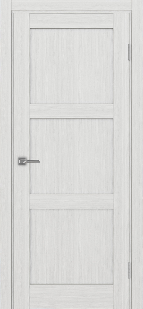 Дверь межкомнатная Оптима Порте Турин 530.111, цвет серебристый ясень, экошпон, глухая