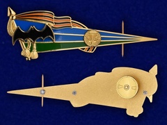 Купить уголок разведка ВДВ - Магазин тельняшек.ру 8-800-700-93-18Околыш на берет ВДВ РАЗВЕДКА в Магазине тельняшек