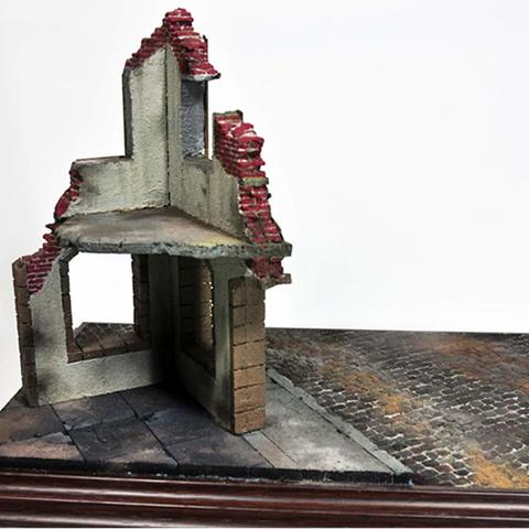 Сборная модель Макет руины Дома
