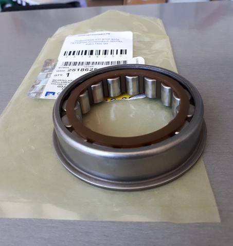 ПОДШИПНИК КПП ВТОР ВАЛА ПЕРЕДНИЙ РОЛИКОВЫЙ GENTRA, AVEO T300 GM