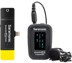 Радиосистема Saramonic Blink500 Pro B3 (TX+RXDi) 2,4Гц приемник + передатчик с кейсом-зарядкой, Lightning (IPhone)