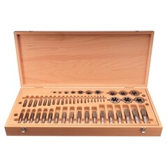 Набор метчиков и плашек M5 -M30 HSS-G 62пр Volkel 48007