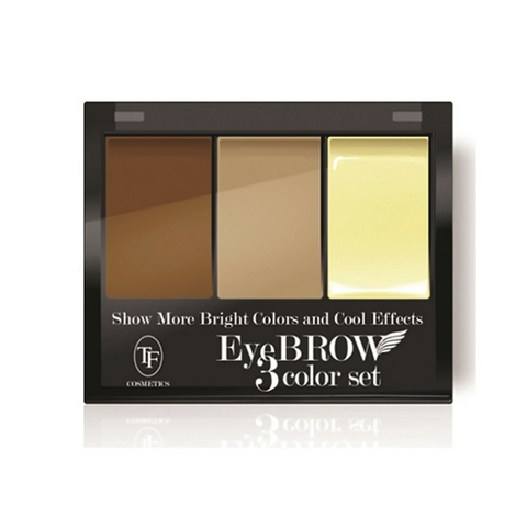 TF Набор теней для коррекции бровей с закреп.воском EYEBROW 3 COLOR SET тон 101 Коричневый