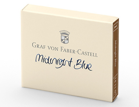 Картриджи с чернилами Graf von Faber-Castell Midnight Blue (141107)