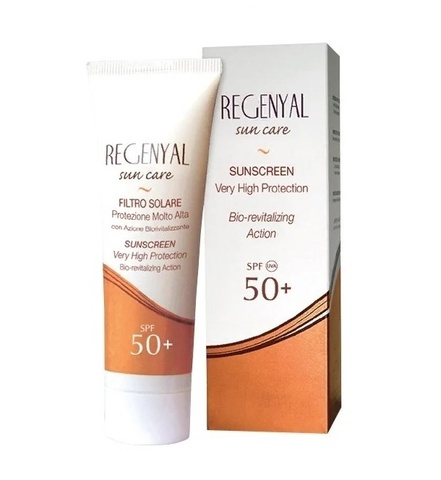 Крем защитный от солнца REGENYAL Filtro Solare sun care SPF 50+, 50 мл