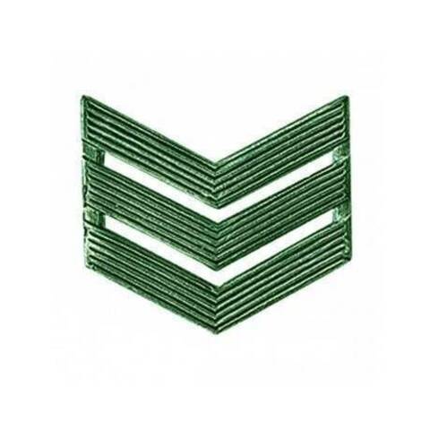 Лычка сержант металлическая полевая