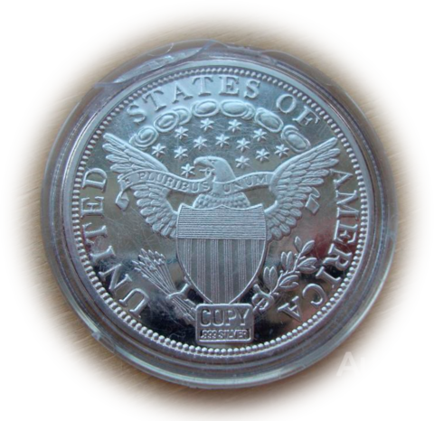 США раунд жетон доллар 1804 Либерти Draped Bust Dollar Монеты США СЕРЕБРО 62,2 гр