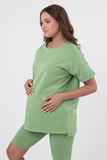 Спортивный костюм для беременных и кормящих 14624 базилик