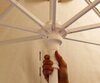 Зонт профессиональный Kiwi Clips, белый