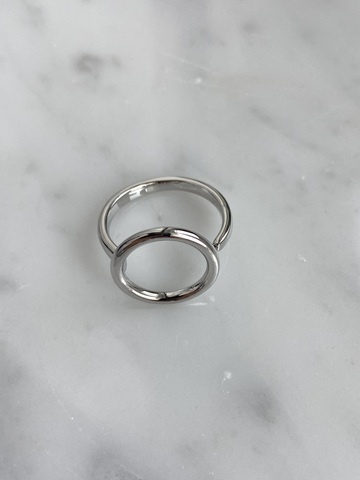 Кольцо Аринити, серебряный цвет