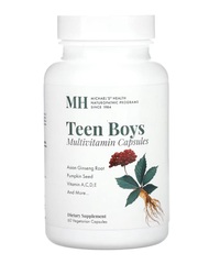 Michael's Naturopathic Teen Boys Caps, капсулы для мальчиков-подростков, мультивитамины для ежедневного приема, 60 вегетарианских капсул