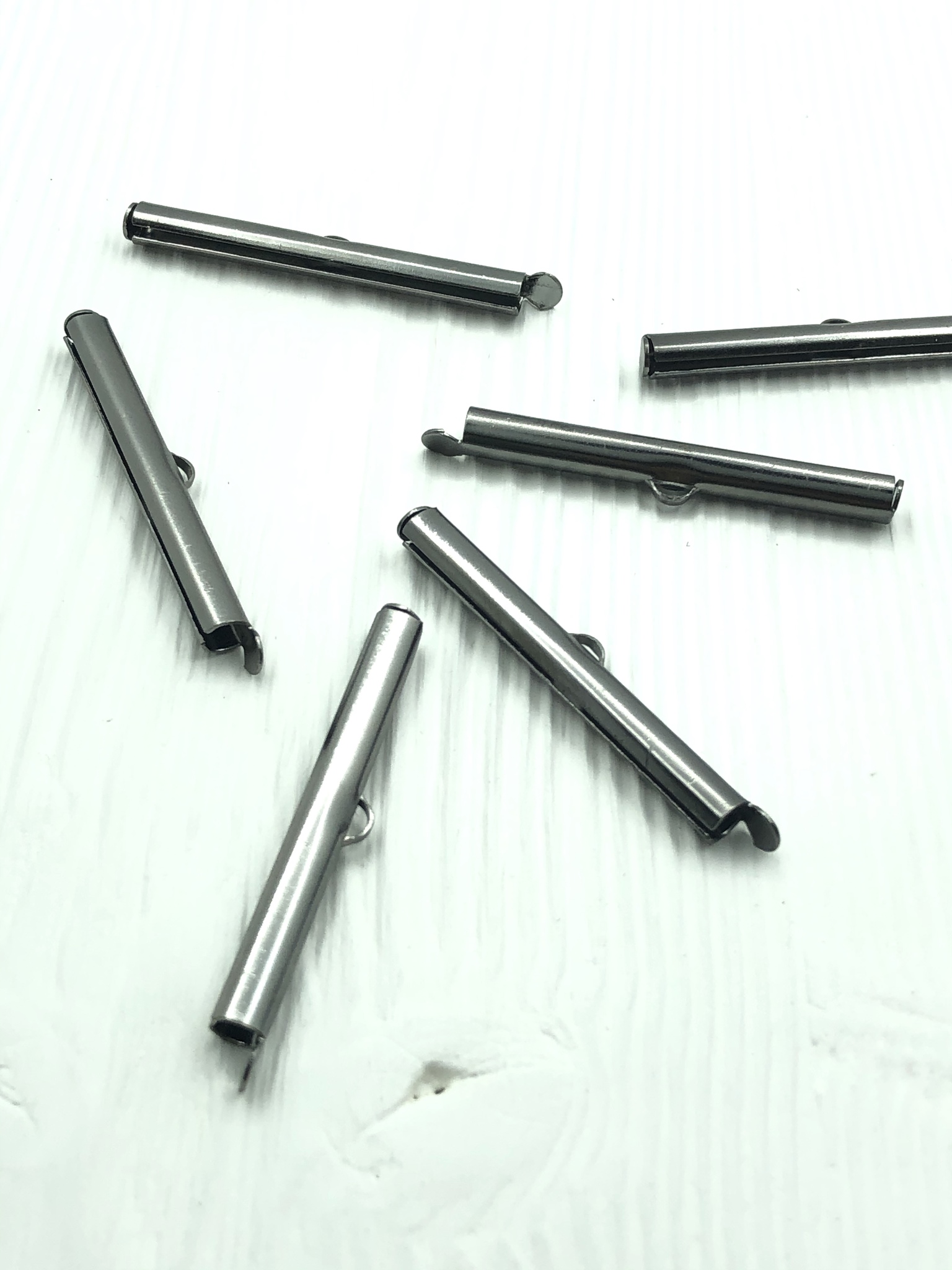 Застежка-концевик- Слайдер - gunmetal - 40 мм.