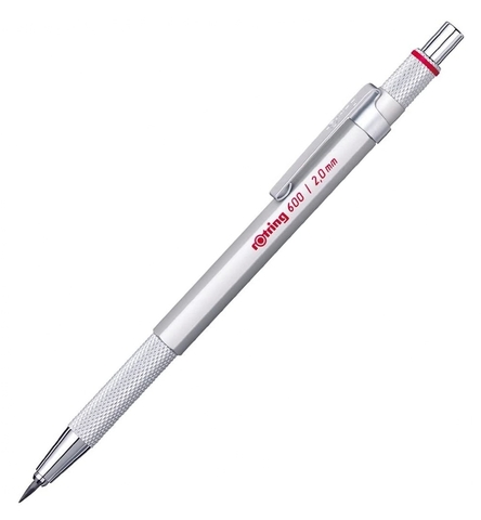 Карандаш механический Rotring 600 Matte Silver, 2,0 mm (1911703)