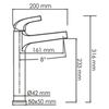 WasserKRAFT Sauer 7103H Смеситель для умывальника