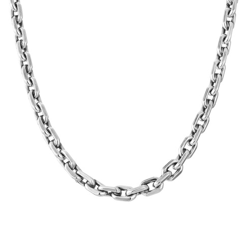 Цепочка из серебра, плетение якорное