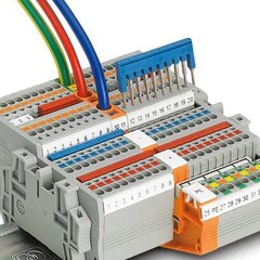 PTIO 1,5/S/3-LED 24 GN-Клеммный модуль для подключения датчиков и исполнительных элементов