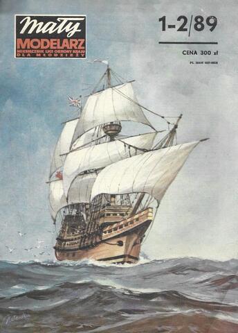 Maty Modelarz. (Малый моделяж) № 1-2 за 1989 год. Журнал для судомоделистов