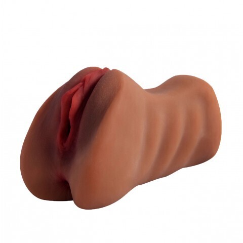 Мастурбатор реалистичный Hot vagina (коричневый)