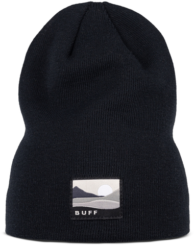 Картинка шапка вязаная Buff Hat Knitted Long Black - 2