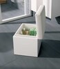 Табурет Geberit Renova Comfort: B=45.4см, H=43.5−49.5см, T=38.4см, Белый / Матовый