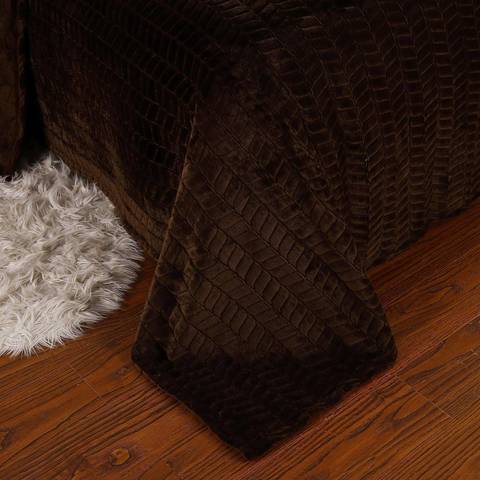 Плед 220x240 Sofi De MarkO Орфей коричневый