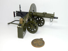 Miniature Maxim gun