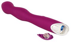 Фиолетовый вибратор A & G-Spot Rabbit Vibrator для стимуляции зон G и A - 23,6 см. - 