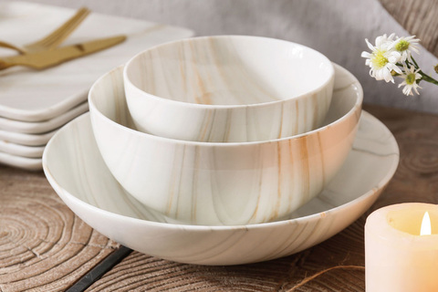 Салатник 700мл Home & Style The Royal Marble