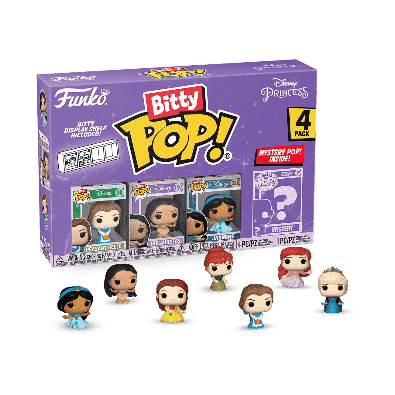 Фигурка Funko Bitty POP! Disney Princess 4 Pack Series 2 – купить по  выгодной цене | Интернет-магазин комиксов 28oi.ru