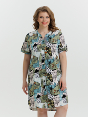 4630 Туника на пуговицах