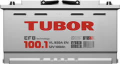 TUBOR EFB 6СТ-100 аккумулятор