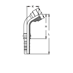 Фитинг DN 20 SFS CAT 3/4 41.3 (60) CS TIEFFE
