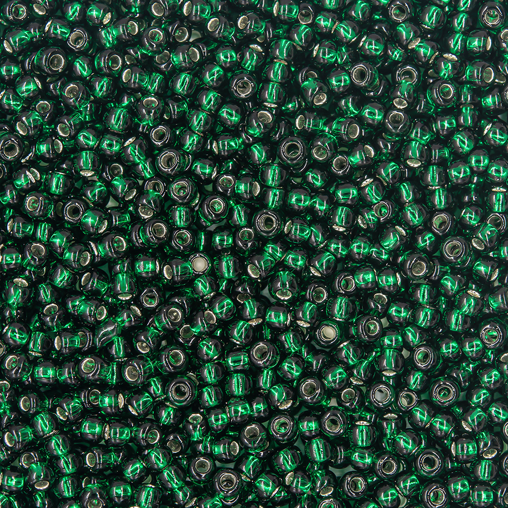 Японский бисер TOHO Round 11/0 (№36), с внутренним серебрением, прозрачный