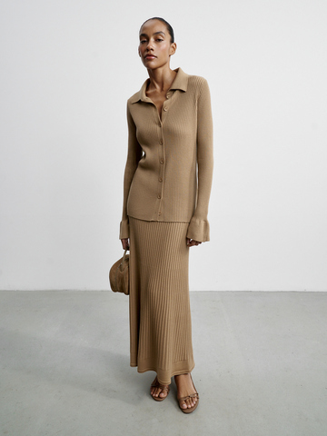 Рубашка INEZ, кэмел