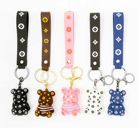 Брелок Мишка Модный в ассорти. цена за шт.