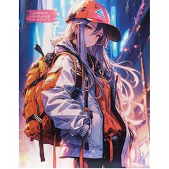 
          Дневник школьный Проф-Пресс, 1-11 кл., 40л., скрепка, обложка мелованный картон, "Городская девушка"