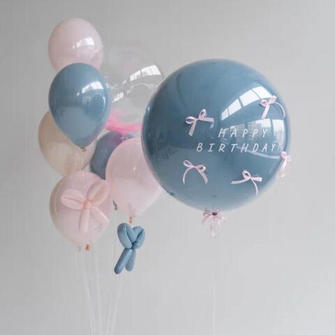 Сет гелиевых шаров Нежные бантики