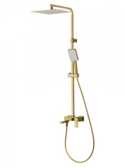 WONZON & WOGHAND CUBE WW-88739016-BG Душевая система, брашированное золото фото