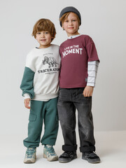 фуфайка  для мальчика  КР 302913/коричневый 1614 к632