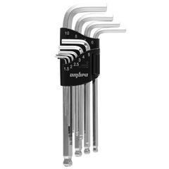 Ombra 952310 Набор ключей торцевых шестигранных с шаром H1.5-H10, 10 предметов
