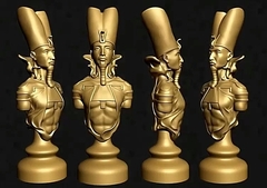 Силиконовый молд Шахматная фигура № 2 Король Египет ( малая )