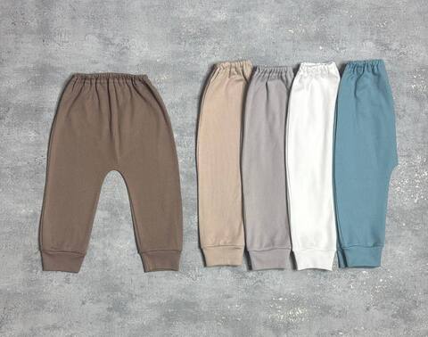 Штанишки однотонные д/детей(интерлок лапша)