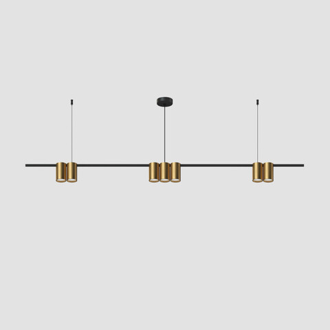 Подвесной светильник Denkirs Orbit DK4063-BK+SG