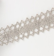 Кружево хлопковое/Тесьма вязаная 19.01.047, ш. 1,9-2 см, св.бежевый